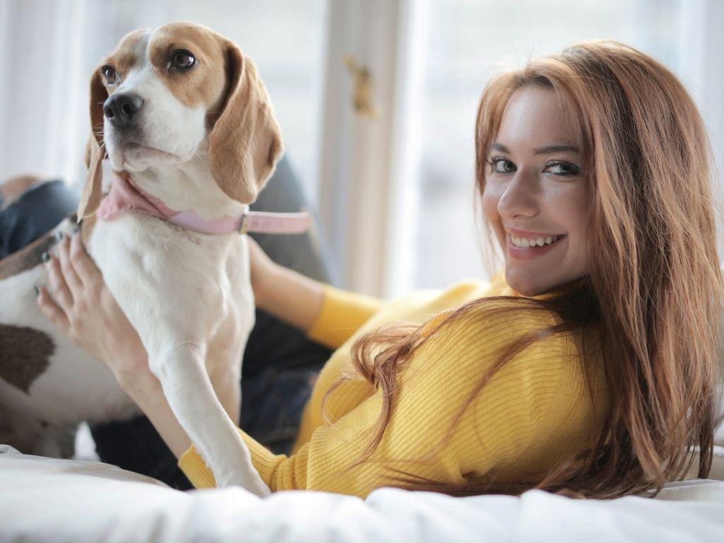 Girl With Dog 0953284